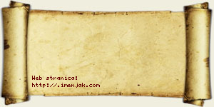 Angelina Baretić vizit kartica